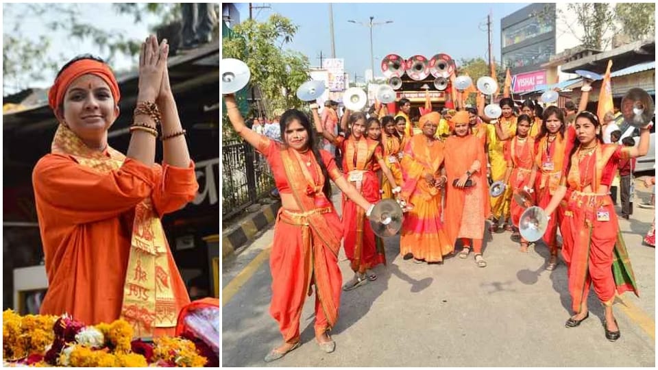 Nagda turns saffron even before the anniversary of Ayodhya's Ram temple