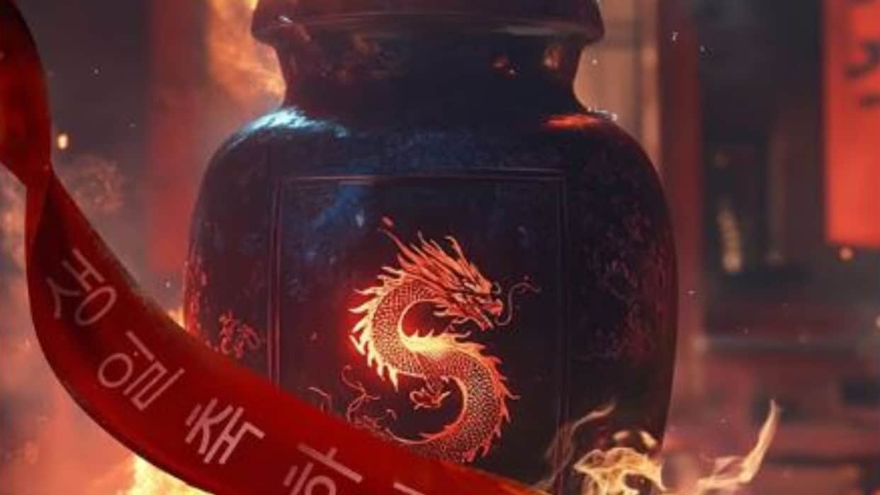 VT 15 Varun Tej next Merlapaka Gandhi announced Indo Korean horror comedy mysterious jar with dragon design