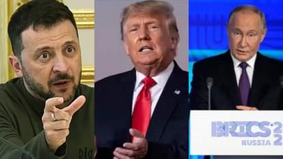 व्लादिमीर पुतिन, डोनाल्ड ट्रम्प, वलोदिमिर जेलेंस्की