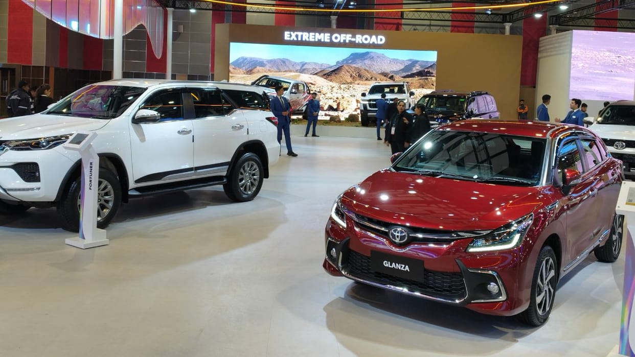 Toyota Showcases Green Technology Plug In Hybrid Electric Vehicles In Auto Expo 2025