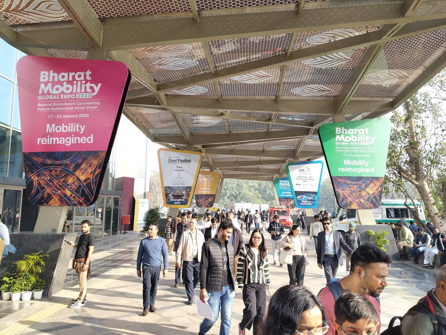Bharat Mobility Global Expo 2025 Bharat Mandapam as Auto Expo 2025 opens for public Know Details