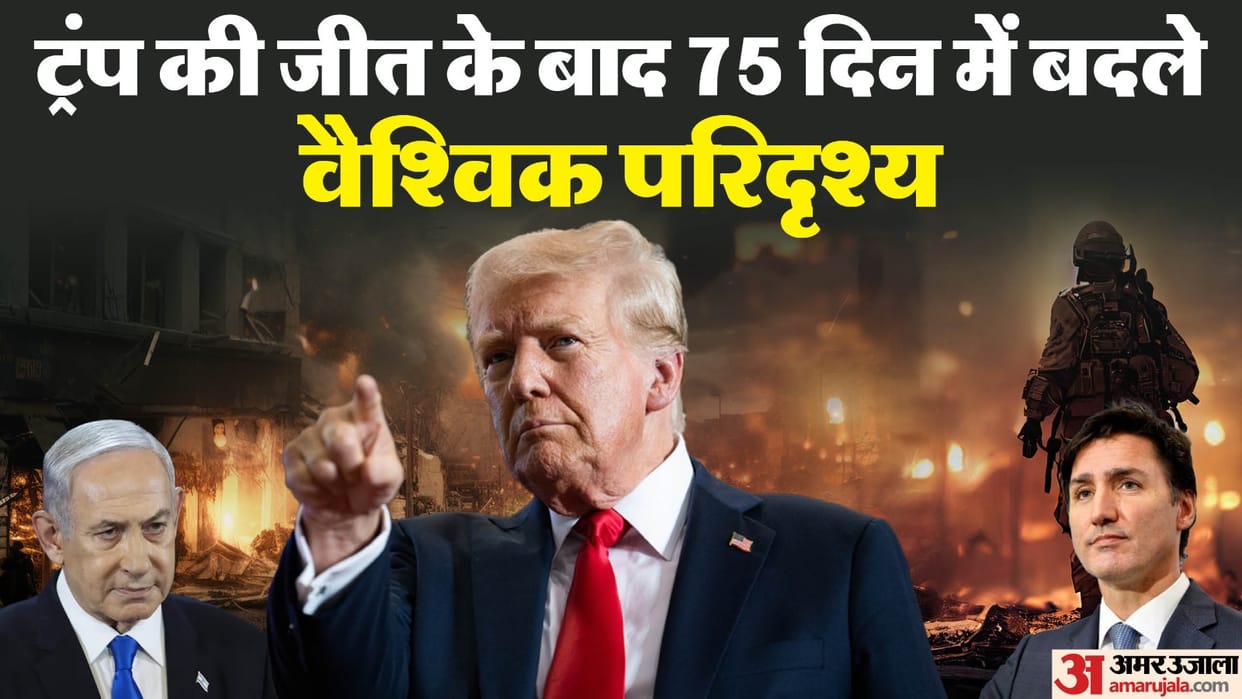 US Donald Trump President Oath Ceremony what changed in world Israel Hamas War Syria Canada Justin Trudeau