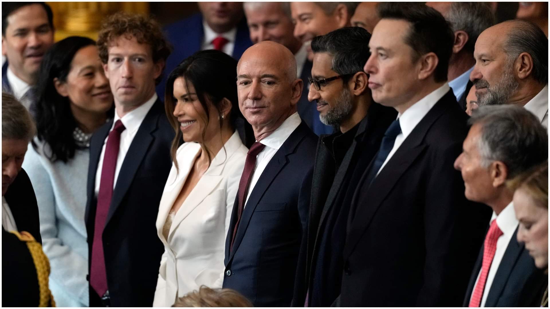 Donald Trump Oath Ceremony Photos: sundar pichai mark zuckerberg giorgia meloni Jaishankar Mukesh Ambani