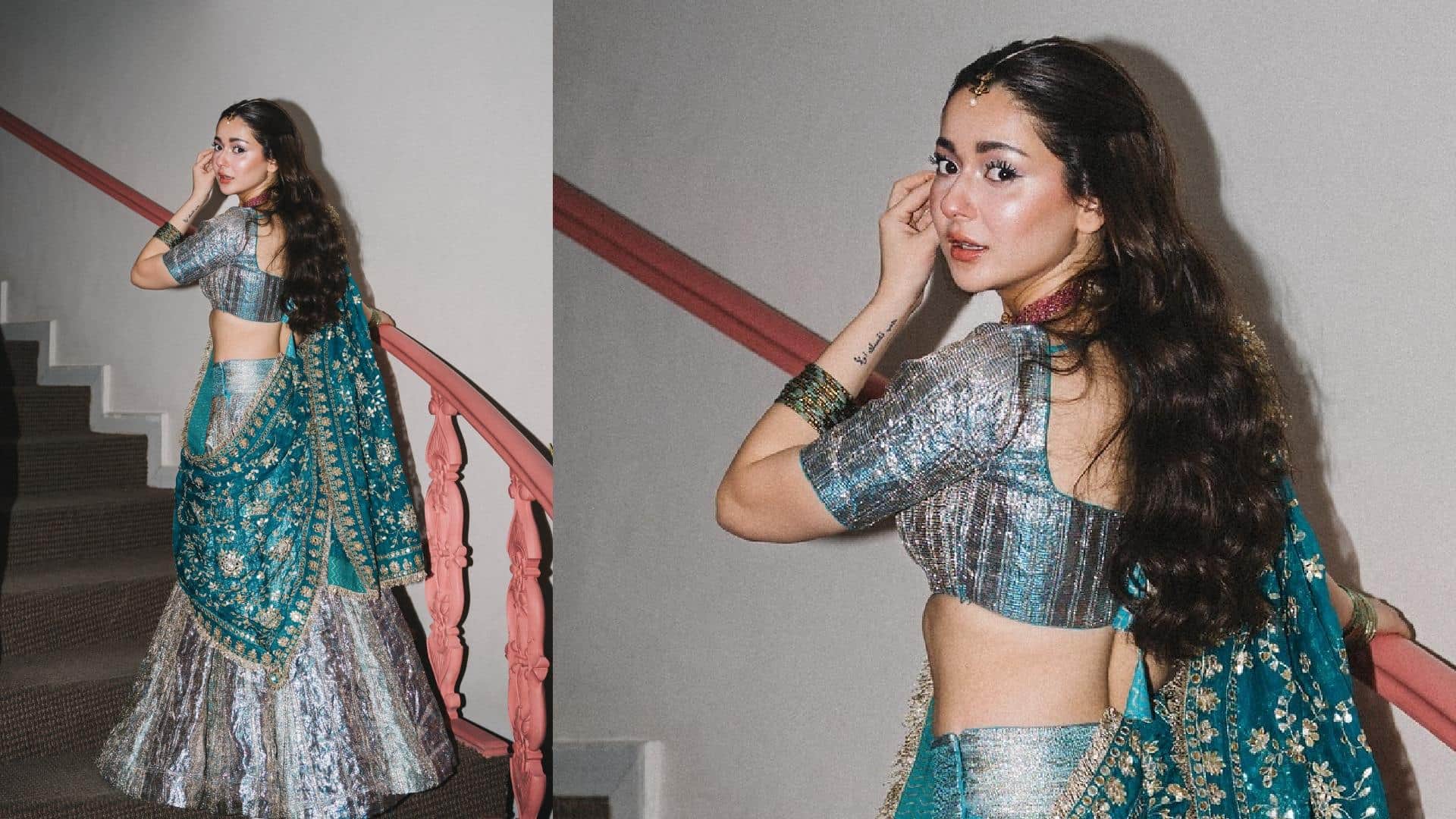 pakistani actress Hania Aamir inspired Engagement Outfit Idea