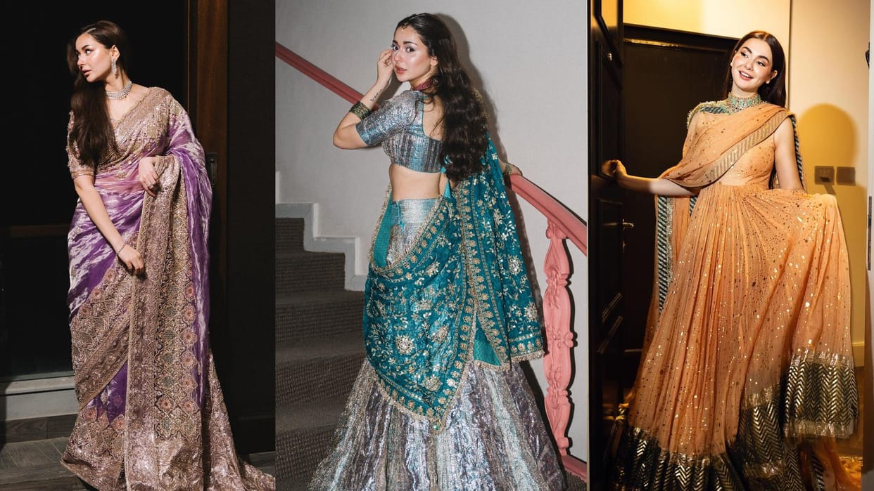 pakistani actress Hania Aamir inspired Engagement Outfit Idea