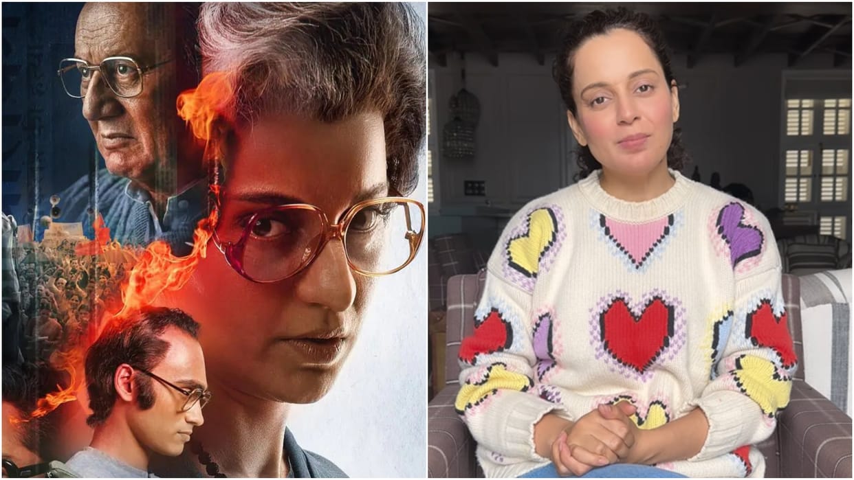 Kangana Ranaut Reaction on her Movie Emergency Ban In Punjab Shares video on social media