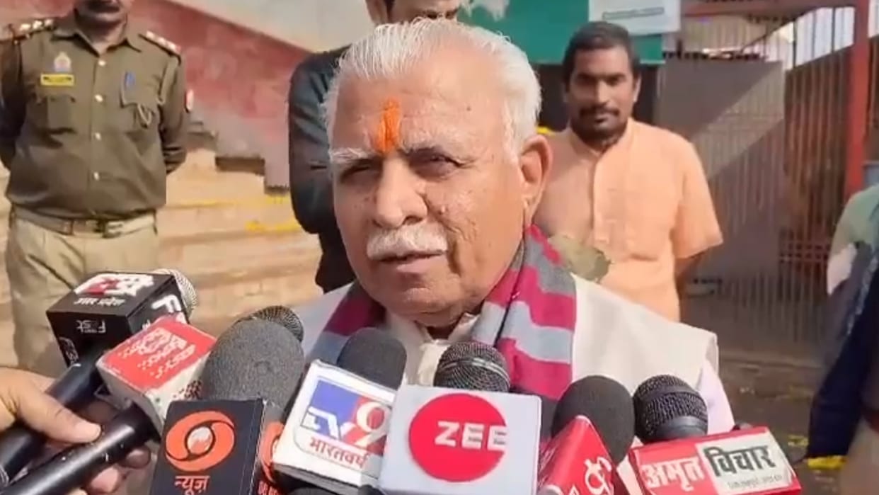 Manohar Lal Khattar spoke on the progress of Jammu and Kashmir J&K has won in the matter of smart meter