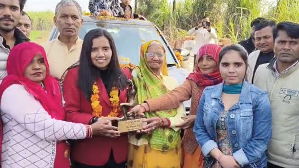 Arjun Award: Daughter was given a grand welcome with drums, Arjun Award for Preeti's courage shines in Hashamp