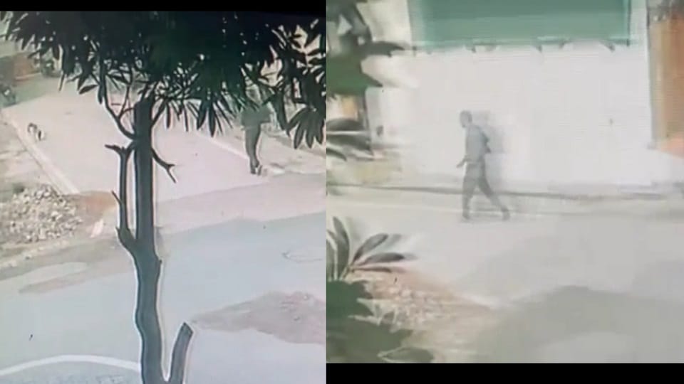 Former soldier shot a dog CCTV went viral case registered