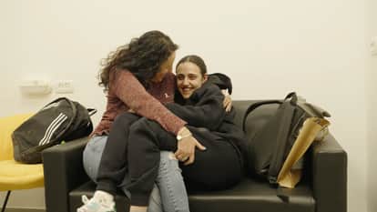 Gaza Ceasefire Hamas hostages Romi Gonen Emily Damari Doron Steinbrecher returned Israel families reunited IDF