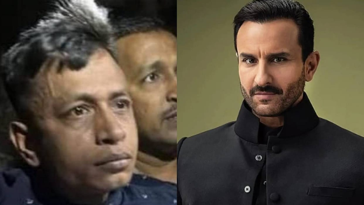 Saif ali khan attacked police says attacker panicked after image flashed on TV planned to escape bangladesh