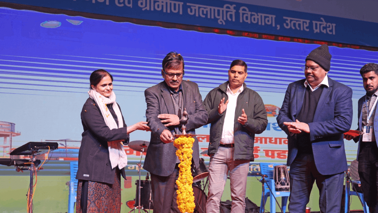 Anurag Shrivastava Inaugurated Cultural Gathering Platform Set Up in Swachh Sujal Village