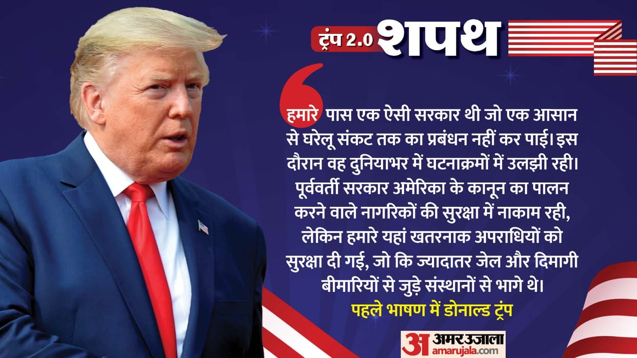 Donald Trump appeared aggressive against Biden from very first speech, said- he misused the laws