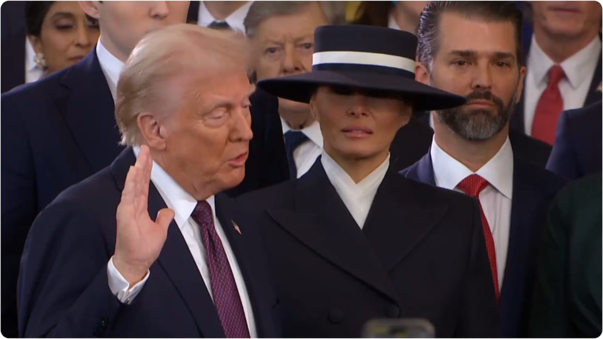 Donald Trump Oath Taking Ceremony Live Updates Arlington National Cemetery wreath laying news in hindi