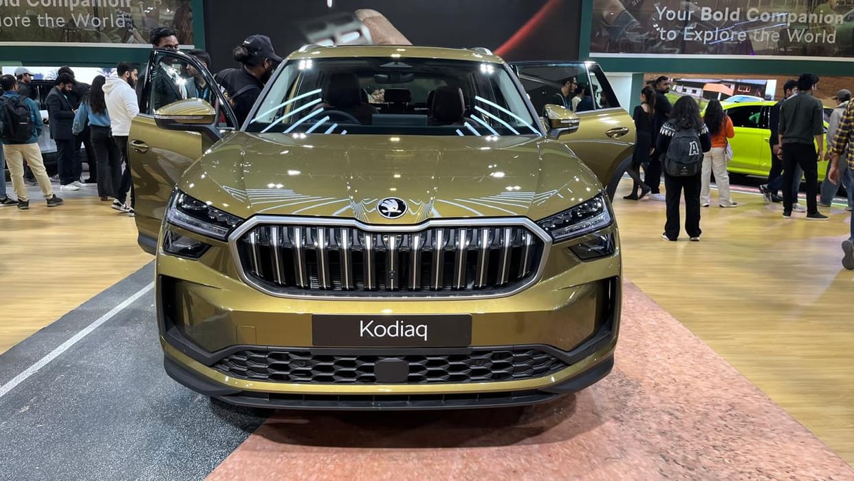 Skoda unveils second-generation 2025 Skoda Kodiaq SUV at Bharat Mobility Global Expo 2025