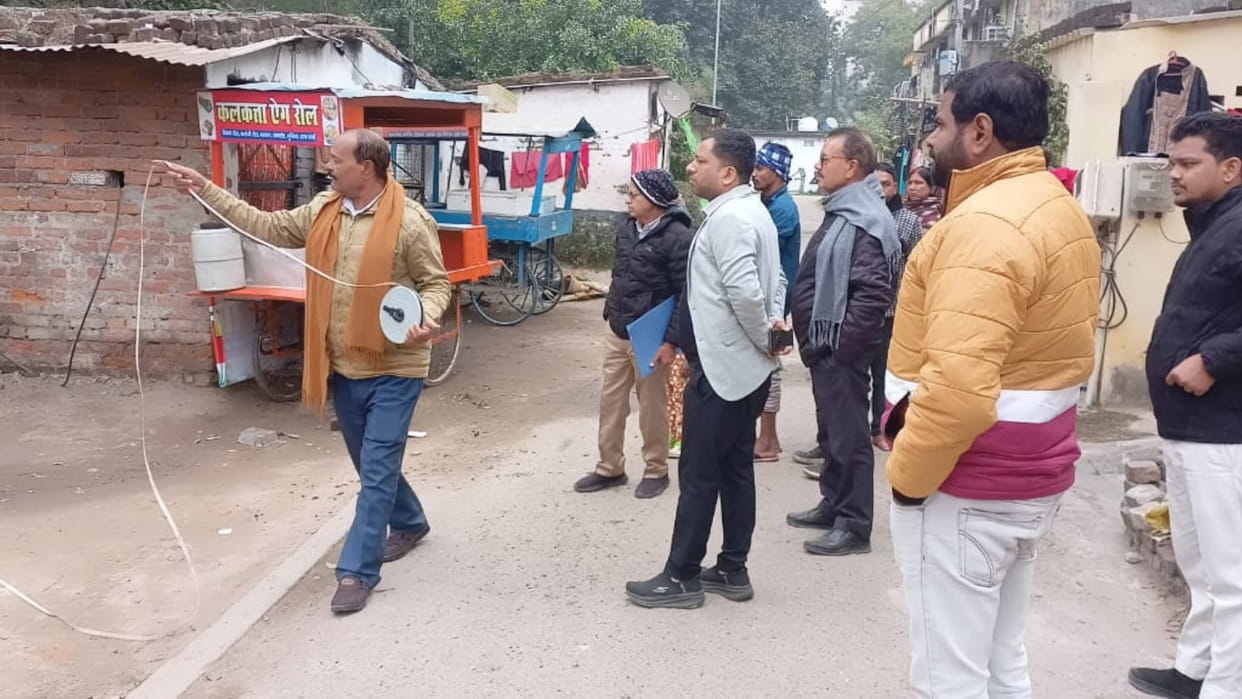 Illegal occupation of land behind Gorakhpur SSP residence, Municipal Corporation will take action