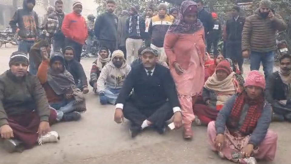 child missing from Yamunanagar Police abused family protest