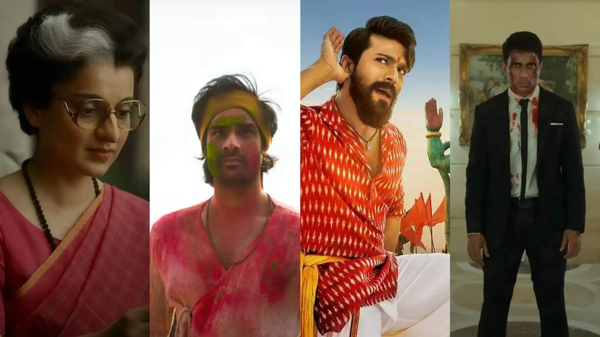 Box Office Collection Report Monday Emergency Azaad Fateh Game Changer total earnings in india