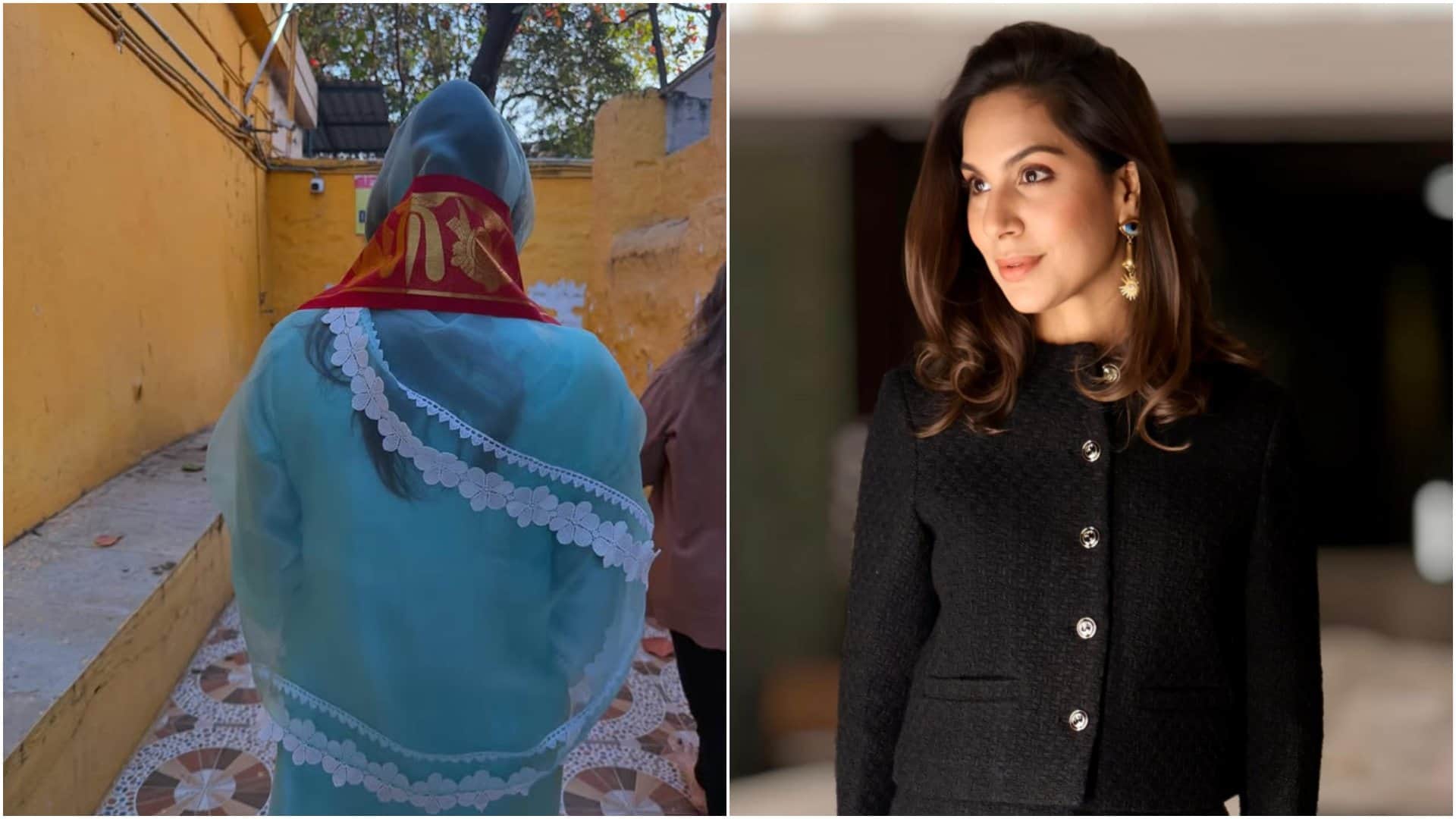 Priyanka Chopra Visits Hyderabad Chilkur Balaji Temple Shares Photos on social media