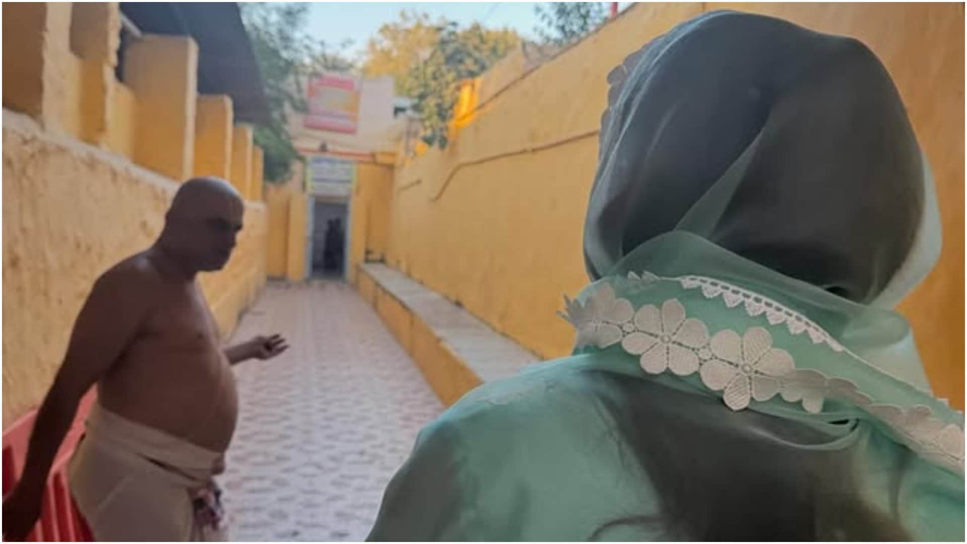 Priyanka Chopra Visits Hyderabad Chilkur Balaji Temple Shares Photos on social media