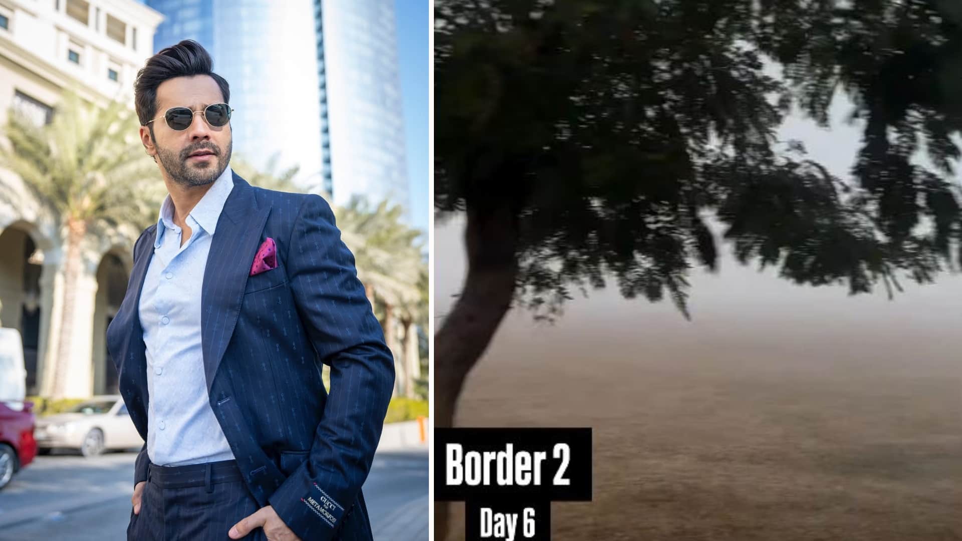 Varun Dhawan Teases Fans With Behind The Scene Glimpse From Border 2 Shooting on social media post
