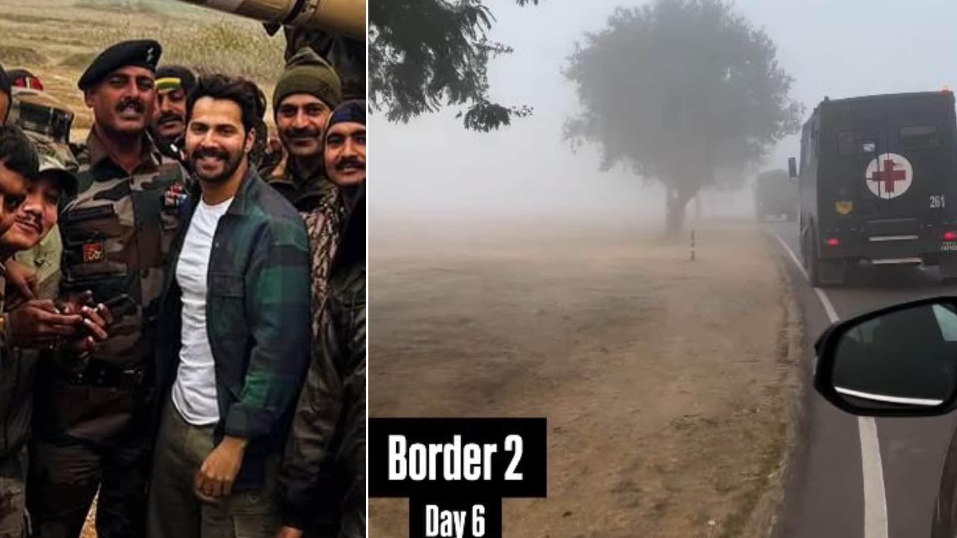 Varun Dhawan Teases Fans With Behind The Scene Glimpse From Border 2 Shooting on social media post