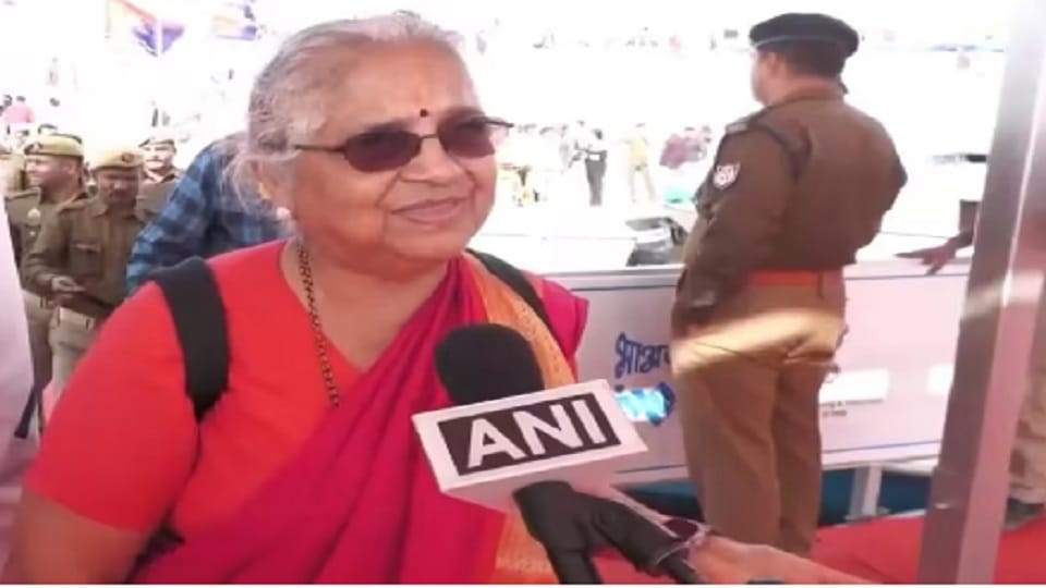 Mahakumbh: Sudha Murthy will offer tarpan to ancestors.