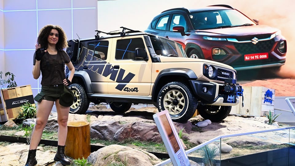 bharat mobility global expo 2025 Gobar gas cow dung gas parali concept cars attract visitors