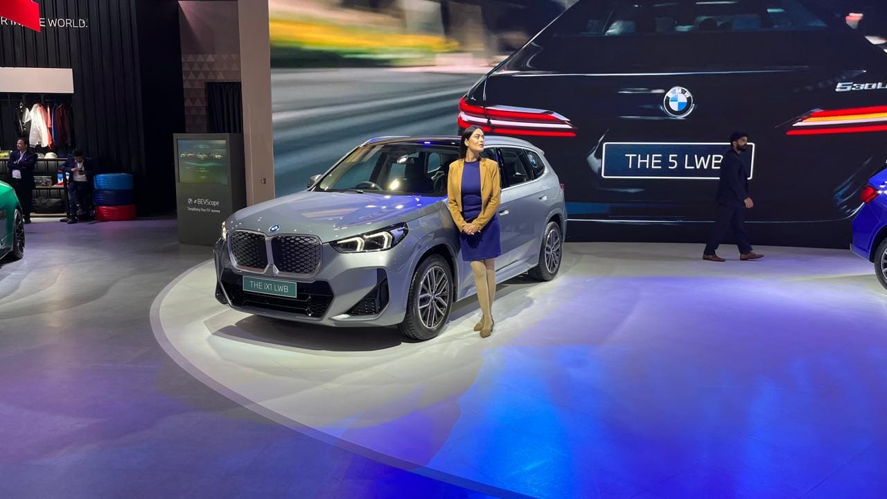 BMW iX1 LWB Electric launched in India at Bharat Mobility Global Expo Auto Expo 2025