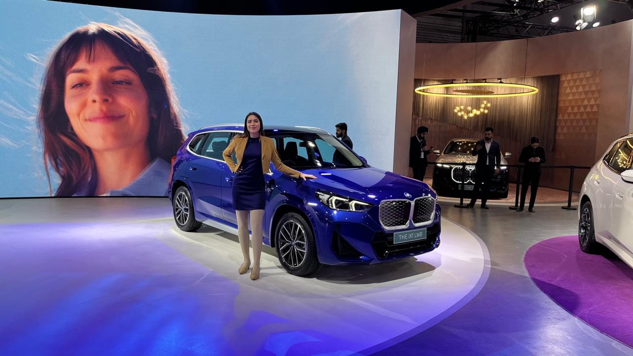 BMW iX1 LWB Electric launched in India at Bharat Mobility Global Expo Auto Expo 2025