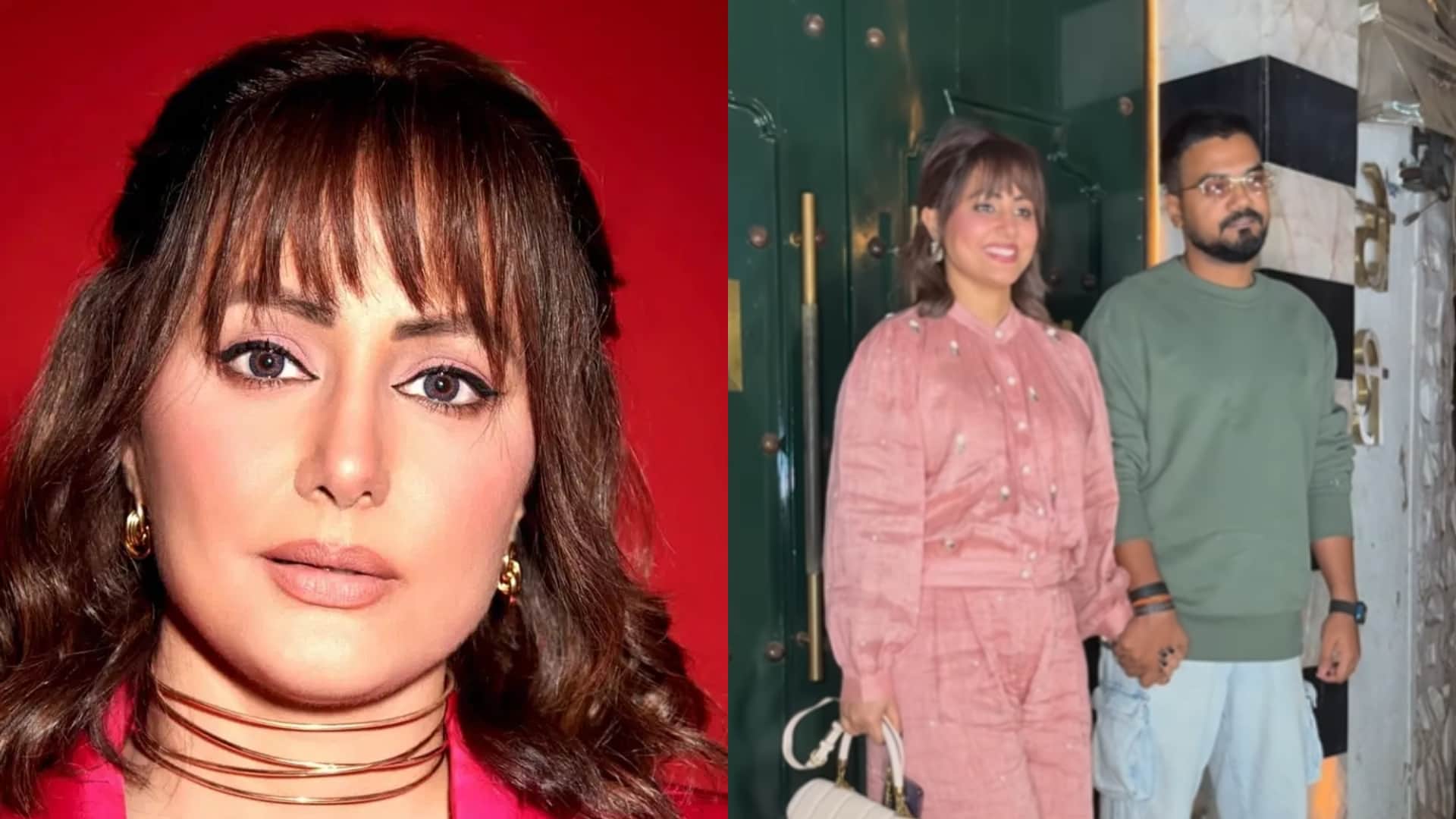 Hina Khan Dinner Date With Boyfriend Rocky Jaiswal Actress Life Back To Track During Cancer Treatment