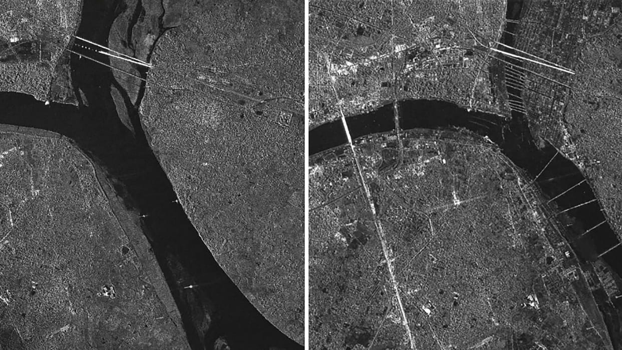 ISRO released satellite photos of Maha Kumbh, tent city how looks from space