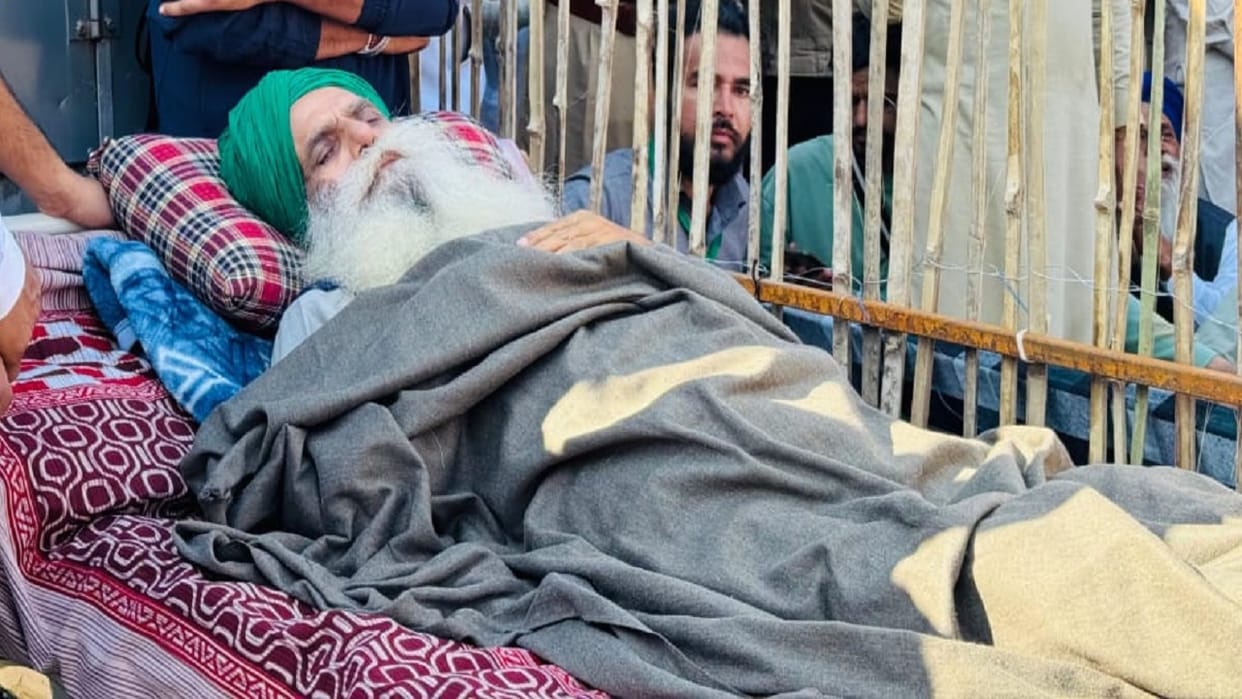 Farmer leader Jagjit Dallewal shifted to tent, aim is to provide natural air and sunlight
