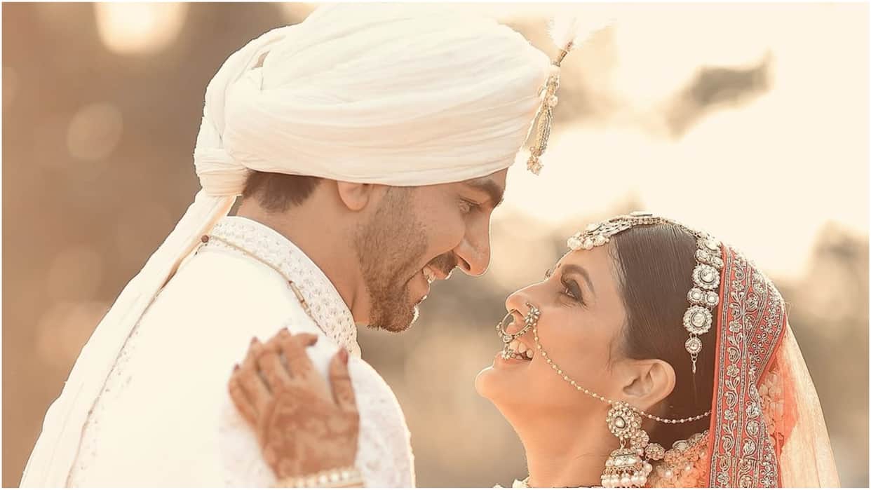 Imlie fame actress Megha Chakraborty tied knot with boyfriend Sahil Phull shared pictures