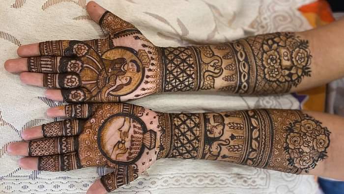 latest engagement mehndi designs simple and beautiful front hand