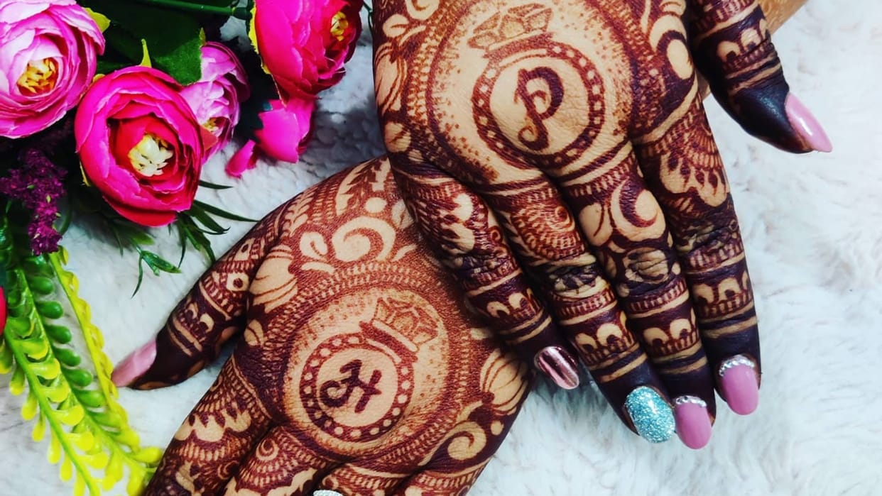 latest engagement mehndi designs simple and beautiful front hand