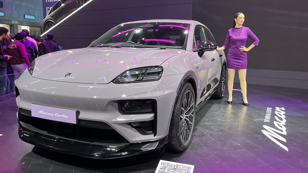 Porsche Macan EV launched at Auto Expo 2025 Bharat Mobility Global Expo