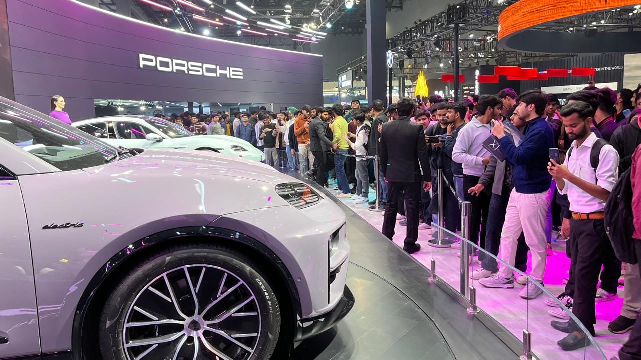 Porsche Macan EV launched at Auto Expo 2025 Bharat Mobility Global Expo