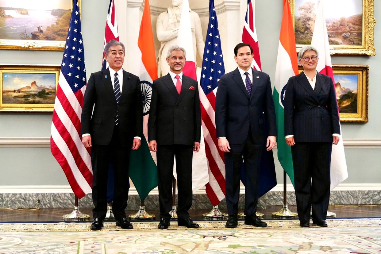 first Quad ministers meeting donald trump regime oppose any unilateral actions change status quo force china
