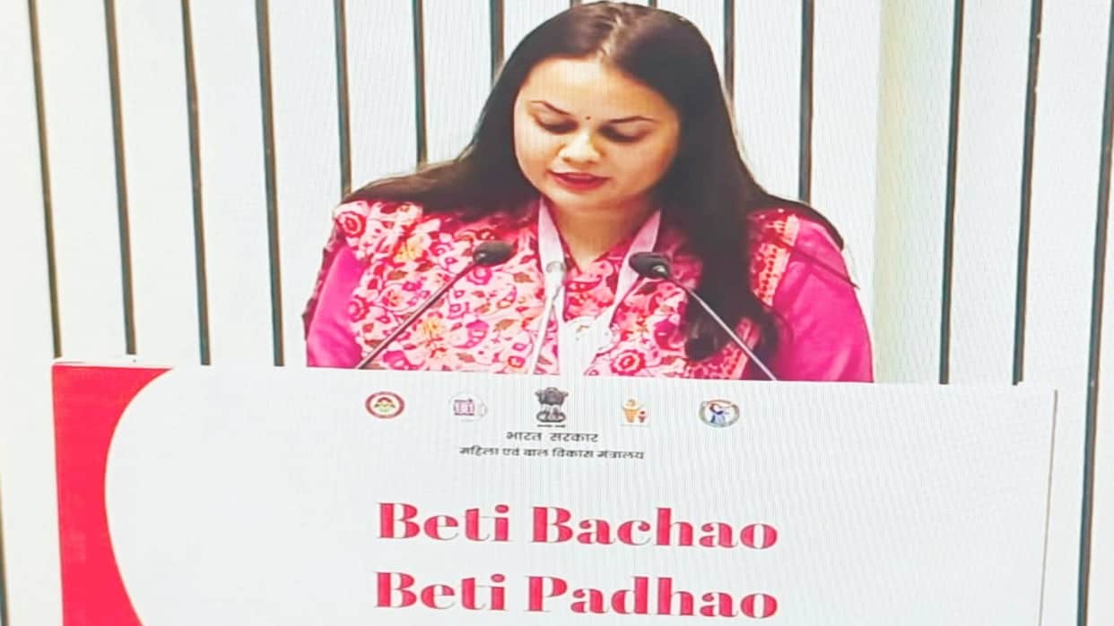 Barmer Collector Tina Dabi represented Rajasthan in Delhi Beti Bachao Beti Padhao