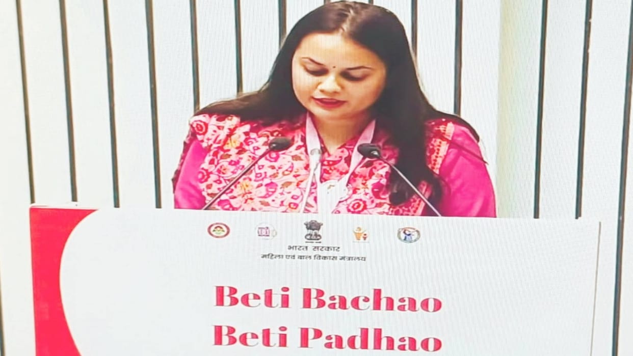 Barmer Collector Tina Dabi represented Rajasthan in Delhi Beti Bachao Beti Padhao