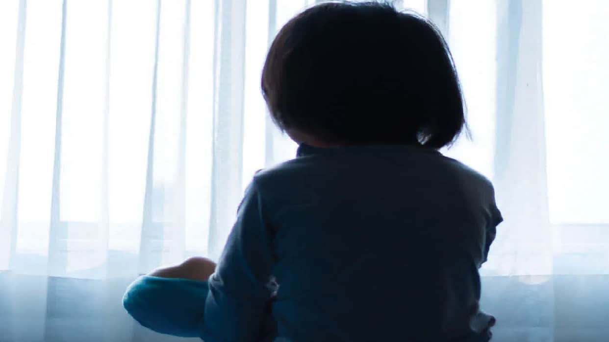 Molestation of a nine year old girl alone at home