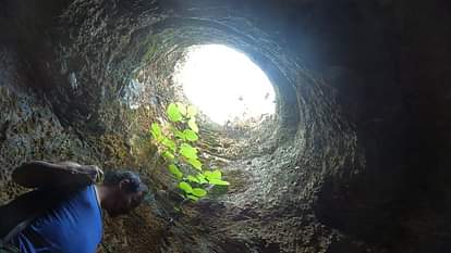 Tunnel found near Gobrari village of Muwani thal Pithoragarh