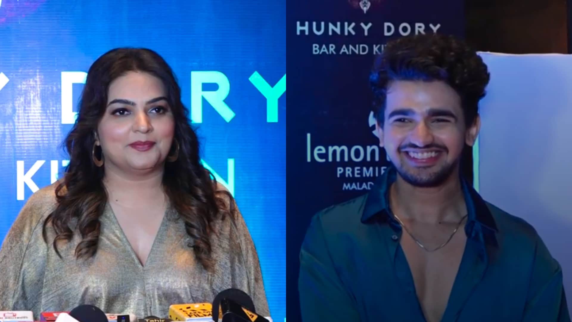 Vivian Dsena surprise party Bigg Boss 18 sara arfeen Khan avinash Mishra Chahat pandey Edin rose hema photos