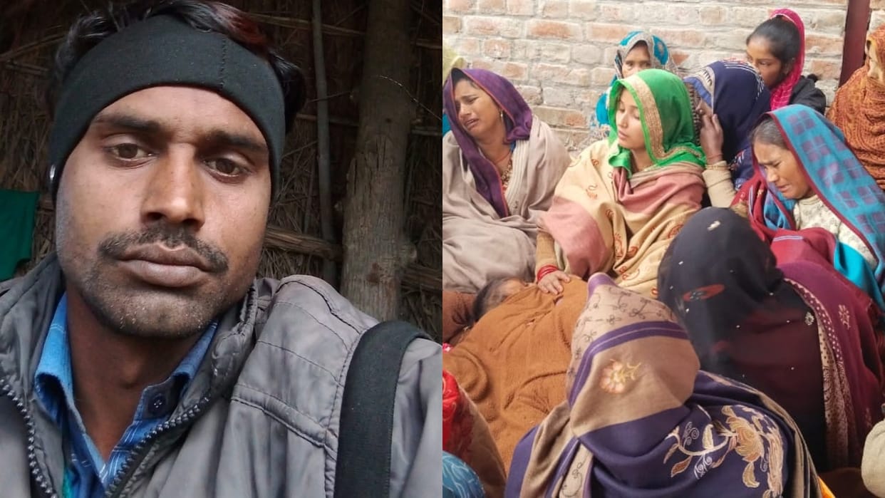 private electricity worker got electrocuted while connecting a cable fell from pole and died