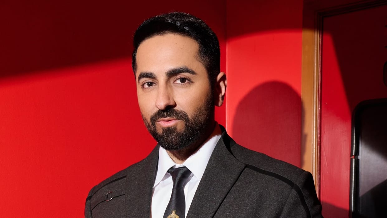 Ayushmann Khurrana Share A Picture Of His Graveyard Shift From Thama Shooting Set