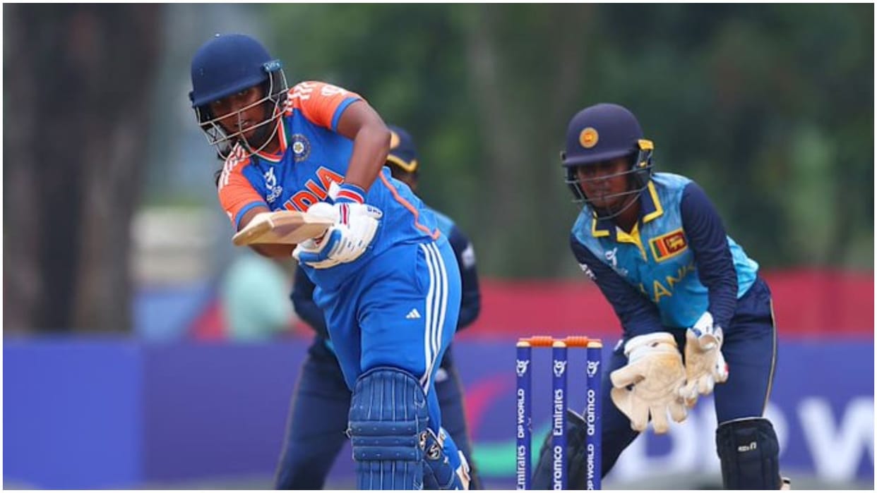 U-19 World Cup: India won by Gongadi Trishas strong performance defeated Sri Lanka by 60 runs reached Super 6