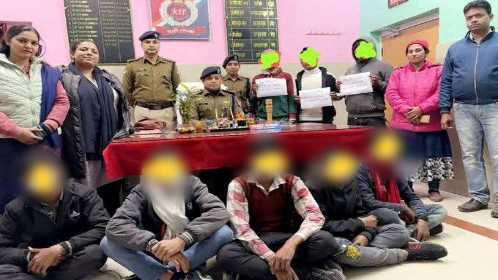 Bihar News Police freed five children being taken for human trafficking in Vaishali accused arrested