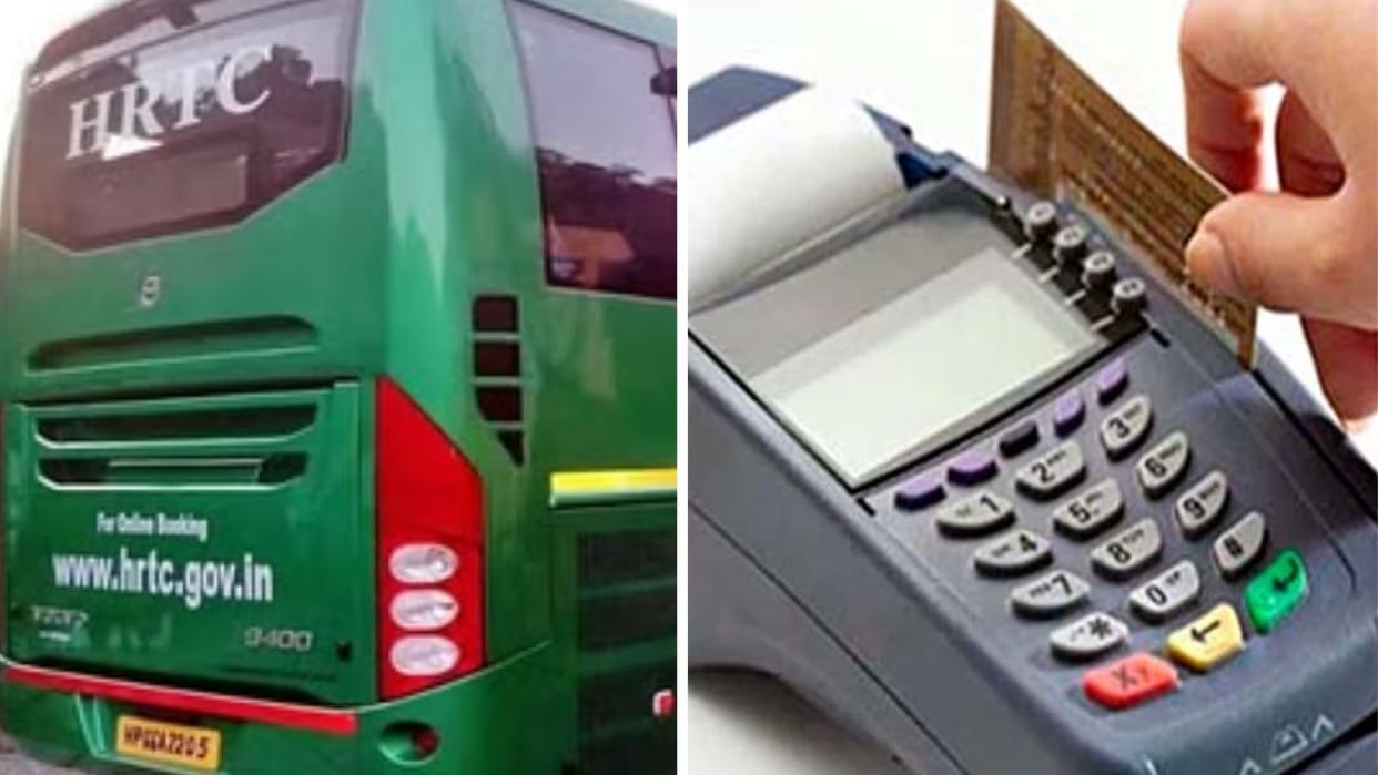 HRTC News Modern way of paying fares in HRTC buses has increased passengers increased 3 times in nine months