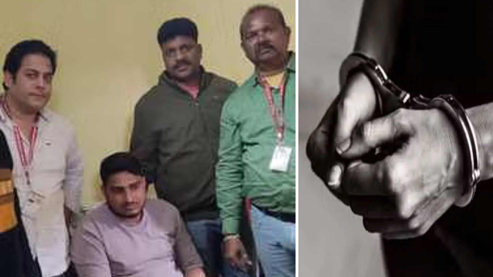 EOW की टीम की गिरफ्त में रिश्वतखोर सरपंच